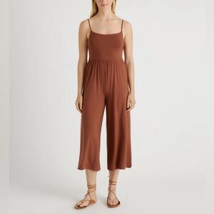Quince Tencel Jersey Wide Leg Jumpsuit